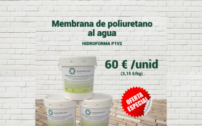 Membranas de poliuretano al agua, el producto ideal para impermeabilizar cubiertas y terrazas